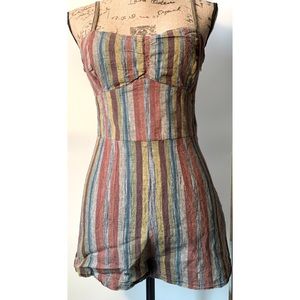 Forever 21 Boutique striped romper